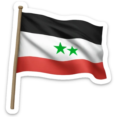 Syrian rebel flag sticker