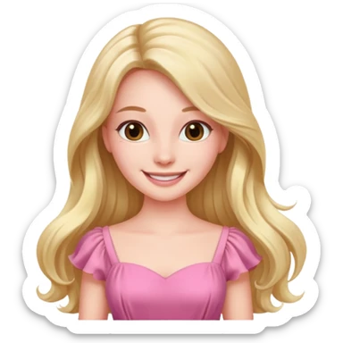 coquette girl sticker