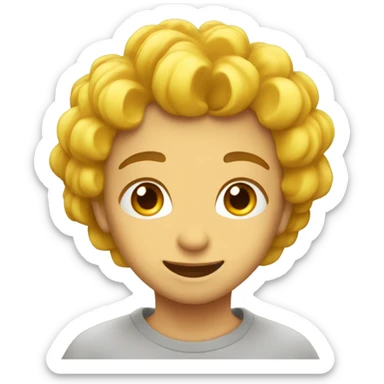 Corazón amarillo con tiritas sticker