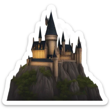 hogwarts castle sticker