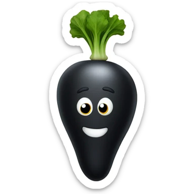 black radish sticker