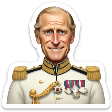 Prince philip sticker