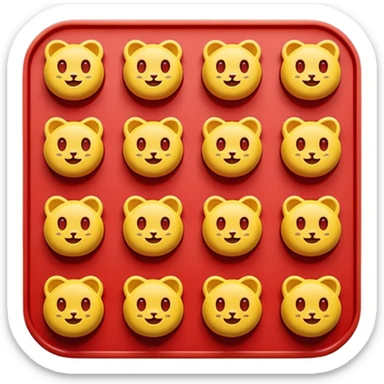 Silicone cake mold sticker