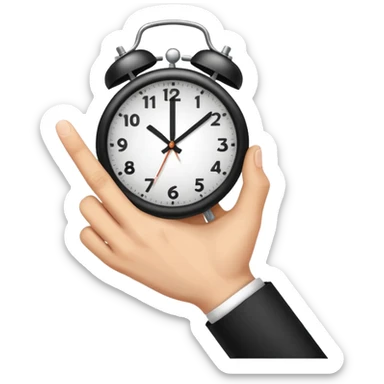 The TikTok "clock it" finger tap sticker