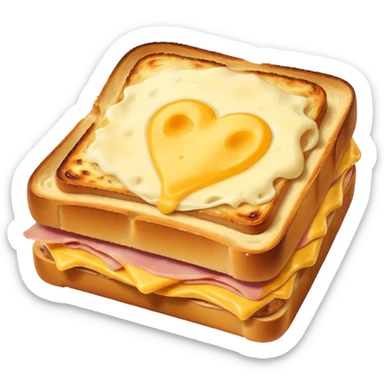 croque monsieur sticker