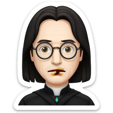 Severus Snape wearing glasses sticker