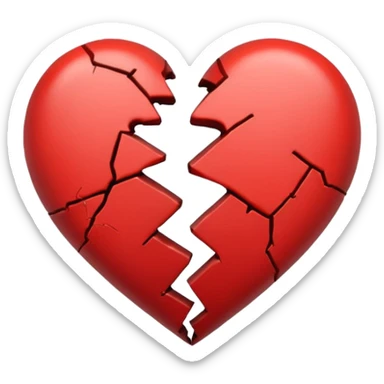 broken heart 🖤 sticker