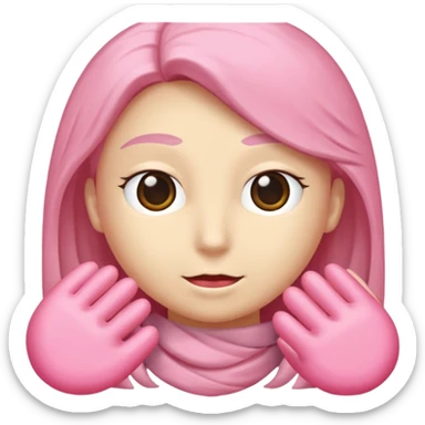 Karakter birisi düz saçlı birisi dalgalı bir stoplu saklı birisi açık saçlı boydan birisi mavi kıyafetleri birisi pembe kıyafetli boydan kız karakter sticker