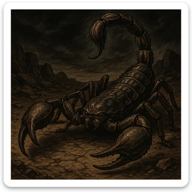 Scorpion sticker