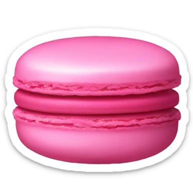Pink macaroon sticker