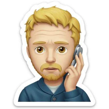 van gogh holding his ear sticker