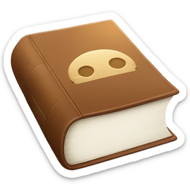 brown book with the title “ENGLISH” in the cover sticker