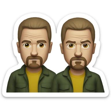breaking bad twins sticker