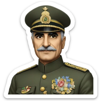 Mohammad reza shah sticker