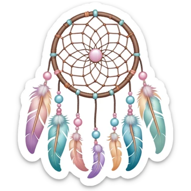 pastel dreamcatcher sticker