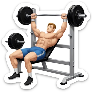 close-grip flat-benchpress sticker