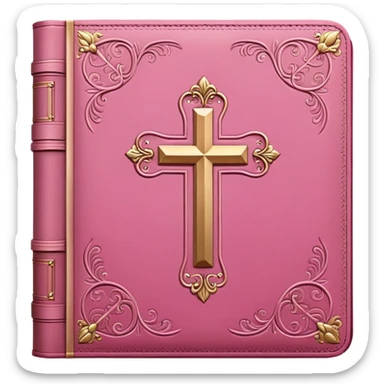 Pink bible sticker