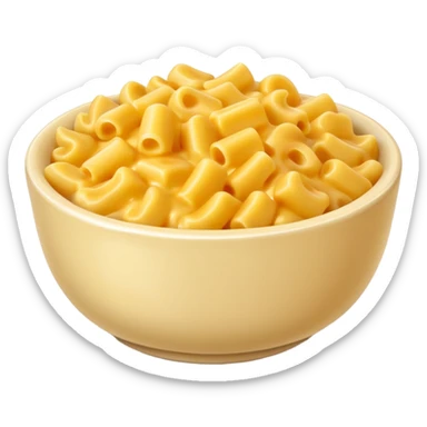 Macaroni and cheese sticker