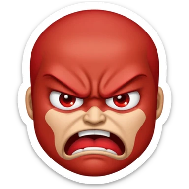 furious emoji sticker