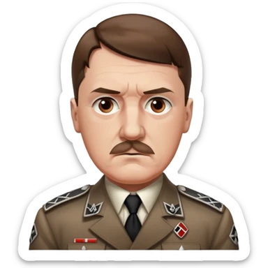 Adolf hitler signe nazi sticker