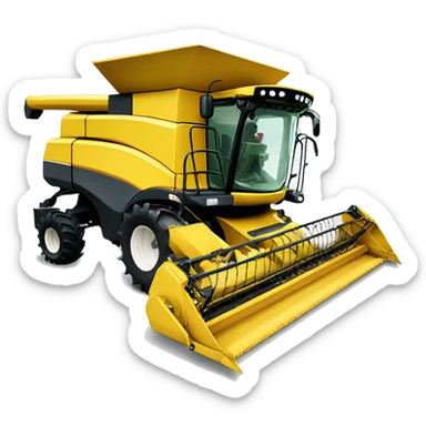 Combine Harvester sticker