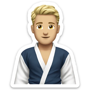 White boy jiu jitsu sticker