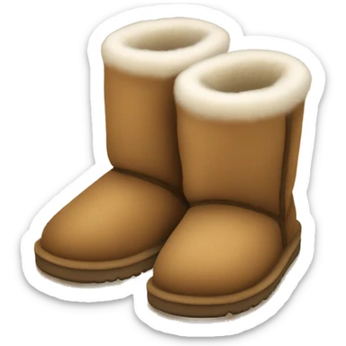 UGG slippers  sticker