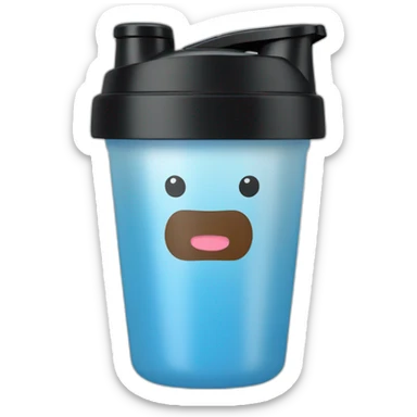 Protein Shaker cup sticker