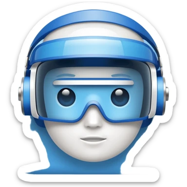 blue square, It needs to say the words "visor" sticker