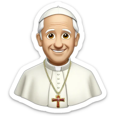 pope francis sticker