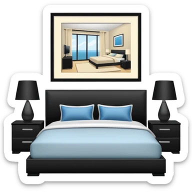 departamento cuarto sticker