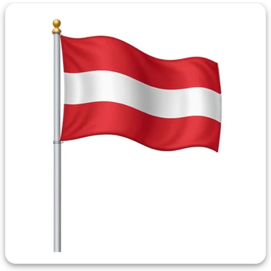 Austrian Empire flag on a pole sticker