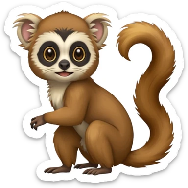 Cacomistl-Tamarin-Lemur-hybrid (full body) sticker