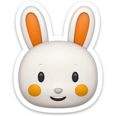 miffy face happy sticker