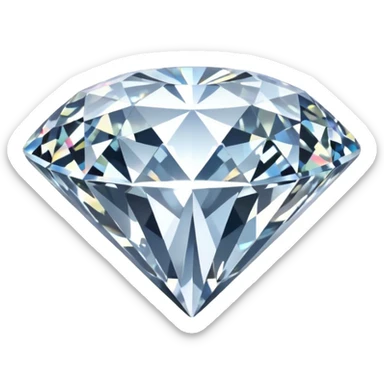 Color White diamond sticker