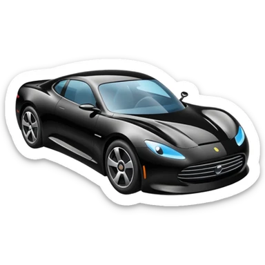 invisible black car sticker