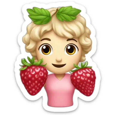Fraise framboise myrtille  sticker