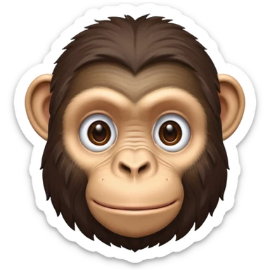Chimpanzee sticker