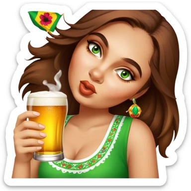 Cerveza Drinker sticker