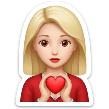 Sister in law with heart sticker