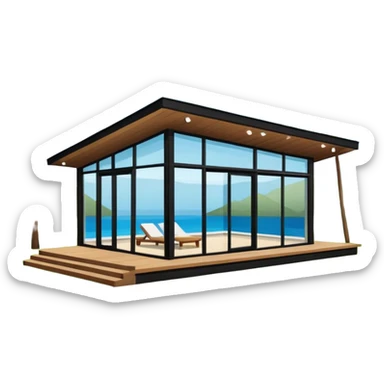 pool house sticker