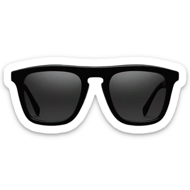 Black Prada sunglasses sticker