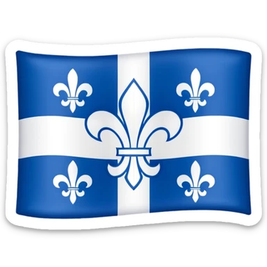 quebec flag sticker