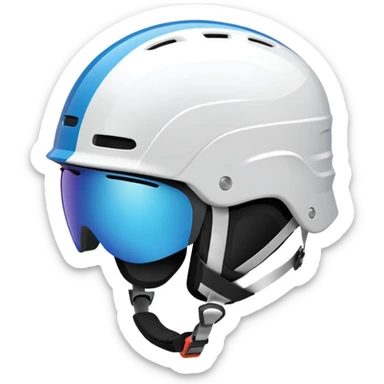 ski helmet sticker