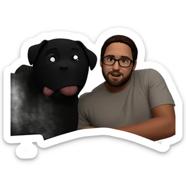 boy with glasses meme sticker