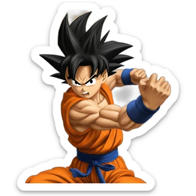 Goku-kamehameha sticker