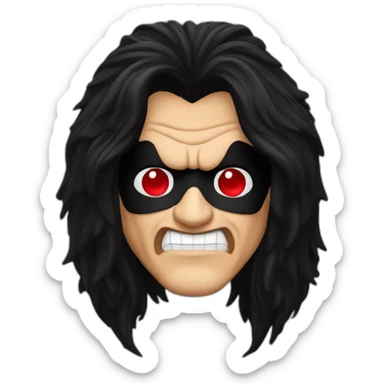 Gene Simmons from KISS sticker