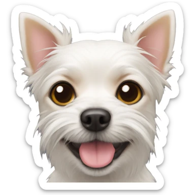 WEST HIGHLAND CHIHUAHUA TERRIER MIX sticker