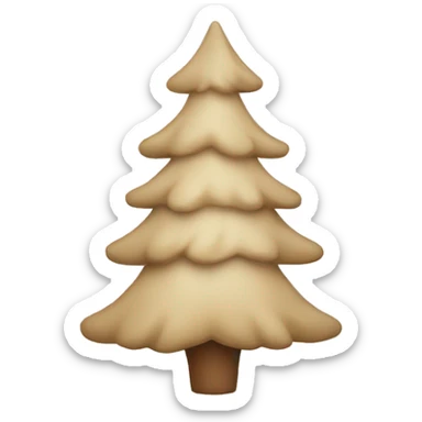 beige-christmas-tree sticker
