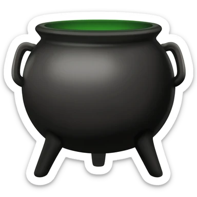 Witches cauldron sticker